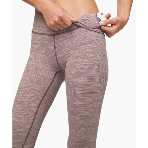 Lululemon Wee Are From Space Frosted Mulberry Wunder Under High-Rise Tight 25" 2 - Picture 8 of 14
